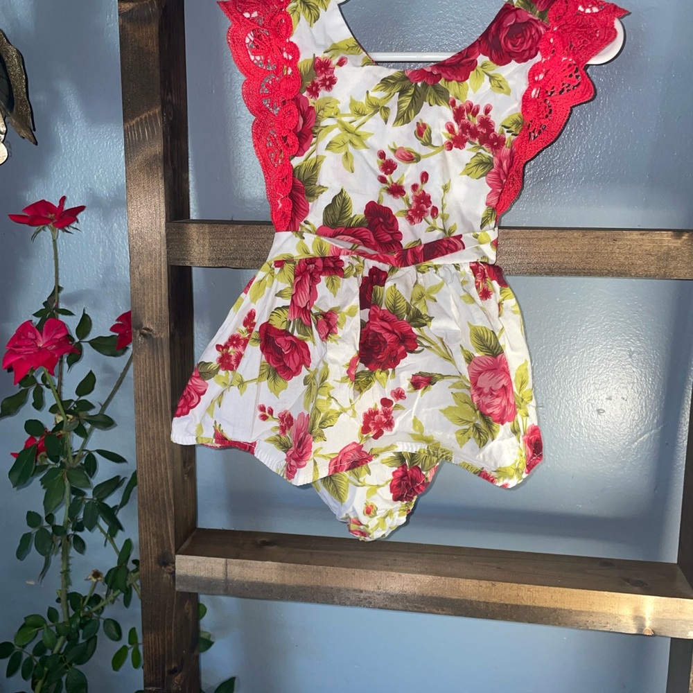 Brandless Handmade One Piece Rose Outfit